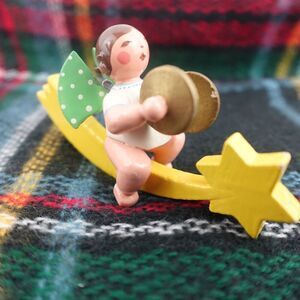 Wendt & Kühn Angel On a Shooting Star With Cymbals Made In Germany